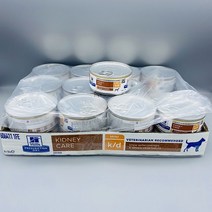 힐스 독 캔 kd k/d 치킨앤야채 스튜 156g 24개 신장질환 처방사료