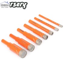 코어드릴 드릴링 머신 기계 대리석 소형 공구 타공 건식, 7PCS(516), 라운드