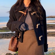 SJW 여성용 겨울 숏 떡볶이 쁘띠코트 모직 캐시미어감촉 자켓 아우터 옷 빅사이즈 데일리룩