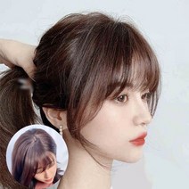 에이플랫 인모 부분 정수리 가발 앞머리 일체형 탈모 탑커버 3컬러 AF001, 사각형망/A형/다크브라운, 1개