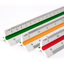 삼각스케일자 템플릿자 제도용품 제도용삼각자 제도자, 30cm - 저배율