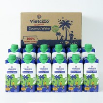 비엣코코 유기농 100% 코코넛워터 330ml 12팩x한박스, 코코넛워터 1박스(12팩)