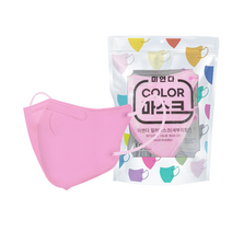 미연다 새부리형 2D 숨편한 귀편한 패션 12가지 컬러 마스크 대형 50매 +10매, 진핑크