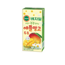 베지밀 애플망고 두유 190ml, 48개