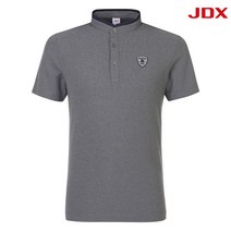 제이디엑스 JDX 남성 배색 포인트 헨리넥 티셔츠(X2SMTSM43MG)