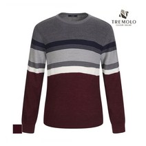 인디안 TREMOLO 멀티 배색 디자인 니트_TRNBRVZ8176