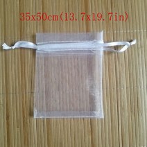 도매 100 개/묶음 흰색 Drawstring 오간자 가방 및 작은 파우치 보석 패키지 크리스마스 결혼식 포장 선물