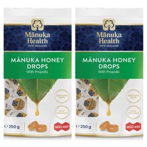 마누카헬스 마누카 허니 드랍 프로폴리스 55 로젠지 250G Manuka Health Kpf 2개