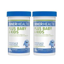 Inner Health 이너 헬스 플러스 베이비 키즈 밸런스 구트 이뮨헬스 파우더 60g 2팩, 2개