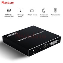 4K 2x2 HDMI TV 비디오 월 컨트롤러 스플라이서 스티칭 프로세서, 02 1080P 60Hz_03 UK Plug