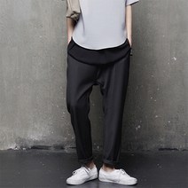 하루메이비 1543 유니크 포인트 리본 배기 팬츠