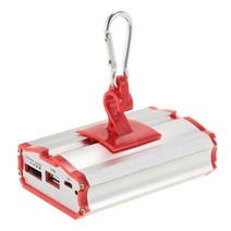 캠핑랜턴 800루멘 대용량 5200mAh 파워뱅크 겸용 차박용 실내용, 1개