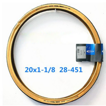 슈발베 원 one 타이어 20inch 406 451 steel wire 노란색 가장자리 외부 durano 201.10 작은 바퀴 직경 접이식 85-115psi, 451 20x1 1 8노란색