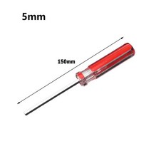 Hexagon Screwdriver Set 1.5mm-6mm Alloy Steel Socket Hand Repair Tools Parts Flat Head Hex Magnetic, [06] 5.0mm