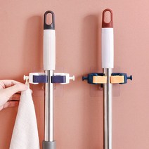 청소도구걸이 대걸레 밀대 다용도 행거 홀더 거치대, 1봉걸래홀더-네이비