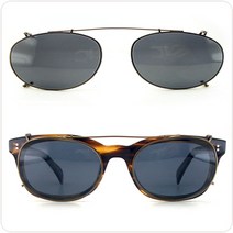 294XL-CLIP-02 수제 명품 뿔테 안경테 귀고무 칼자이스렌즈 알작은 코받침 오버사이즈 변색렌즈