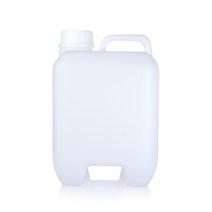 플라포유 PE 용기 3.8L/ 5kg 각 말통 - 반투명 [12개입], 적색