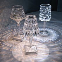 픽홈 LED 크리스탈 테이블 조명 카르텔 인테리어 다이아몬드 식탁 무드등, 크리스탈C ／ 베이직(3color)