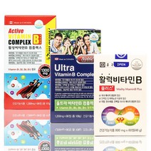 비타민B군 컴플렉스 종합 수용성 B1 B2 B3 B5 B6 B7 B12 비군 영양제, 4)NR 울트라 비타민B 컴플렉스 90정