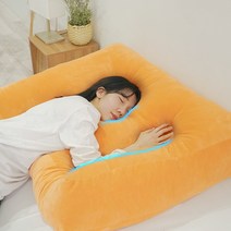 미니멀룸 찹쌀떡 피로회복 왕베개, 블랙