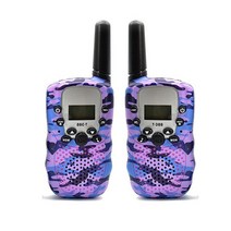 워키토키 스키장 무전기 2022 새로운 워키 토키 셀룰러 핸드 헬드 트랜시버 하이라이트 전화 라디오 인터폰 3km 미니 장난감 토키 워키, 자주색