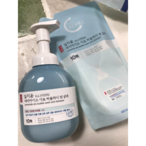 일리윤 세라마이드 아토 버블워시 앤 샴푸 400ml + 리필 400ml 세트, 1세트