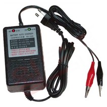 브랜드없음 [이오전자] 전동차 12V 초고속 자동 충전기 2AH, 단품없음