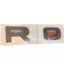 자동차 엠블럼 레터 스티커 레인지로버 벨라 SV 자서전 디스커버리 스포츠 후드 트렁크 로고 3D 스타일링 액세서리, 19.all black grid RANGE - 1pc