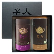 한국제다 뽕잎차+황차 선물세트 쇼핑백포함, 1세트