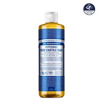 닥터브로너스 페퍼민트 퓨어 캐스틸 솝 475ml 374GK8