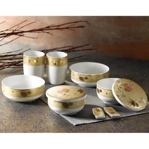 행남자기 조비연 칠첩반상기 25p(2인) ~~ 골드의 섬세함과 화려함을 지닌 제품으로 부모님 지인 선물용으로 좋습니다^^