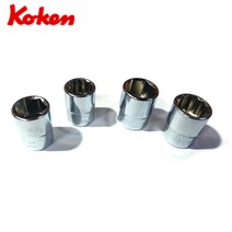 일본 코켄 고겐 코겐 1/2인치 12각 숏 핸드소켓 4405M 복스알, 12각 7MM