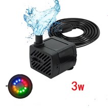 지하수펌프 소방펌프 말통펌프 지하수모터 슬러지펌프 2.5W-35W 수족관 워터 펌프 220V-240V 매우 조용한, 02 3W_01 미국