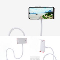 태블릿 스마트폰 거치대(화이트) 핸드폰차량거치대 전화기거치대 책상휴대폰거치대