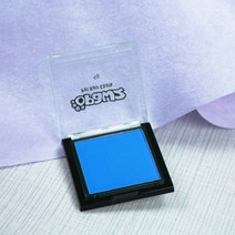 POMTOR 애견 강아지 고양이 볼터치 화장 염색 미용 반려동물 헤어초크 블러셔+ (물고기비늘 걸레 증정 이벤트), 펫 블러셔-블루 4g(염색브러쉬)개
