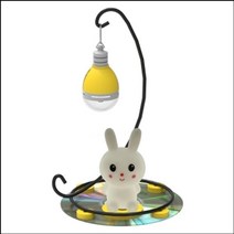 PGM1*^몰LED 미러볼 조명등 흰 토끼 과학교구 등만들기 토끼등 LED등만들기 놀이 LED등 만들기 상자^*1췤pgm, a^^*옵션없슴