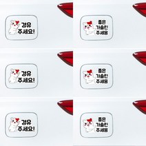 아이가 타고 있어요 차량용스티커 에비츄 차량용 인기캐릭터 스티커 LED 빛반사 형광스티커 아이탑승 발광스티커, 옵션02 : 우리집 아이가 타고있어요