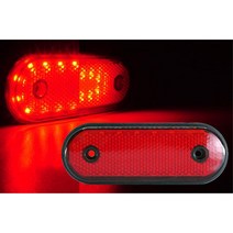 화물트럭 버스 LED 사이드등 24V 레드 트레일러 덤프차 차폭등 현대 용달차 대형차 스카니아 츄레라 램프 볼보 신형5톤 벤츠 차량용 공사차