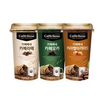 카페베네 컵커피 200ml 3종 카페라떼+카페모카+카라멜마끼아또각 10개씩