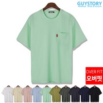 가이스토리 남성용 버플 포켓 반팔티