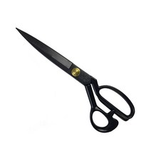 미니플 프리미엄 스테인리스 다용도 재단 가위, 8인치(22cm), 블랙, 22cm