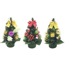 크리스마스 테이블 미니 트리/ 인테리어 데코용품 장식데코 성탄절 교회, 선택_미니트리 색상랜덤, 상세페이지 참조