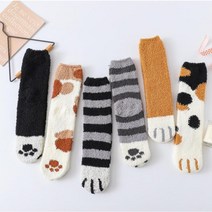 냥냥이 발모양 큐트 여성수면양말