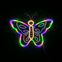 지아이비 LED 네온플렉스 아크릴 무드등 네온사인, 10.나비
