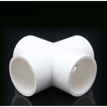 PVC 커넥터 파이프 배관 연결 용품 Nuonuowell 흰색 pvc 피팅 스트레이트, 내부 직경 32mm, 가로 질러 가다