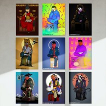 [스킨알엑스]BANGA SEOUL A3 반가사유상 일러스트 인테리어 포