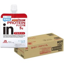 일본직발송 6. IN젤리 단백질 요구르트 맛 (180G×36개) 간편하게 단백질 10초 충전 유청 펩타이드 5 000MG, One Size, One Color