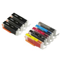 캐논 PGI-250 / CLI-251용 호환 카트리지, 6카트리지 (GY 포함) 1세트 + PGBK 2개