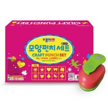 종이나라 모양펀치 중 10종 세트, 1세트