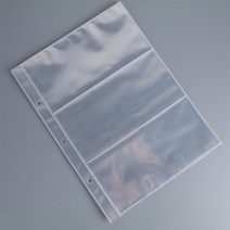 리필속지 포켓바인더 10p 3칸 3공포켓속지 스크랩속지, 상세페이지 참조